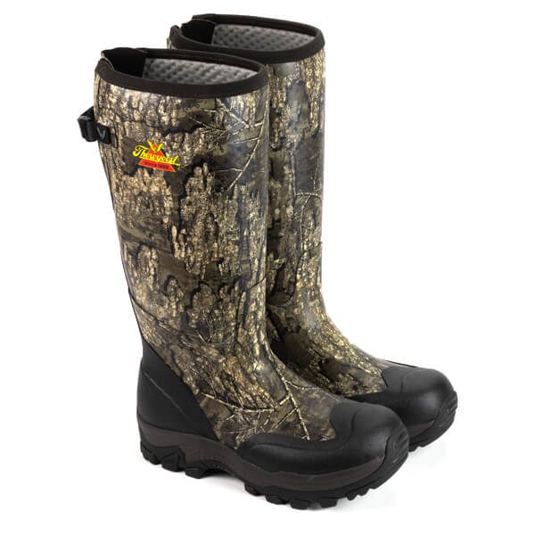 Black / Gold Men's Thorogood INFINITY FD RUBBER BOOT RealTree® TIMBER® // NON-INSULATED Waterproof Boots | EaHXTfpl