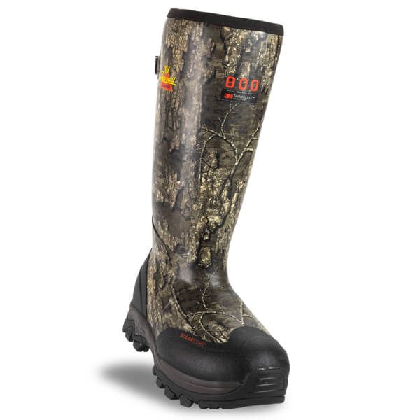 Black / Gold Men's Thorogood Infinity FD Rubber Boots – 17