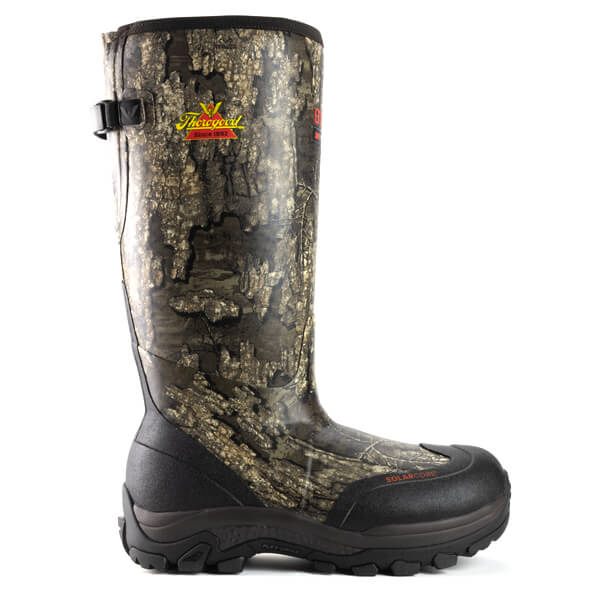 Black / Gold Men's Thorogood Infinity FD Rubber Boots – 17