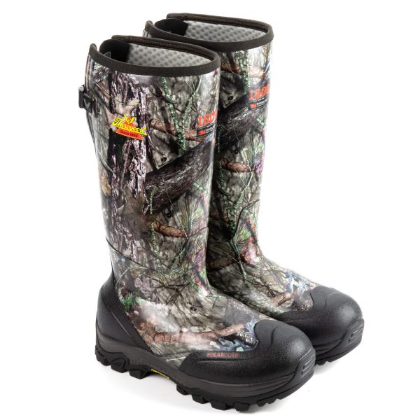 Black / Green Men's Thorogood Infinity FD Rubber Boots – 17