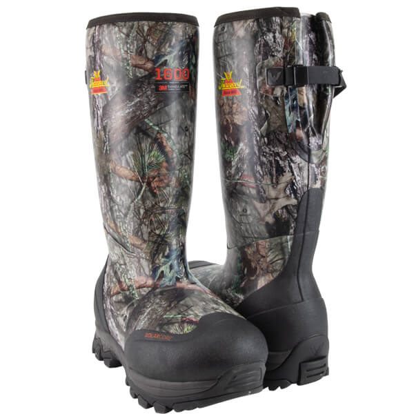 Black / Green Men's Thorogood Infinity FD Rubber Boots – 17