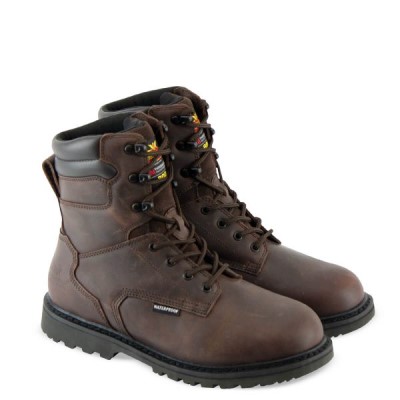 Brown Men's Thorogood V-Series Waterproof/Insulated – 8" Crazyhorse Waterproof Boots | nifHjYBK